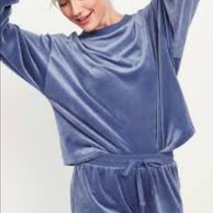 Old Navy Velvet Lounge Set Women’s XL
